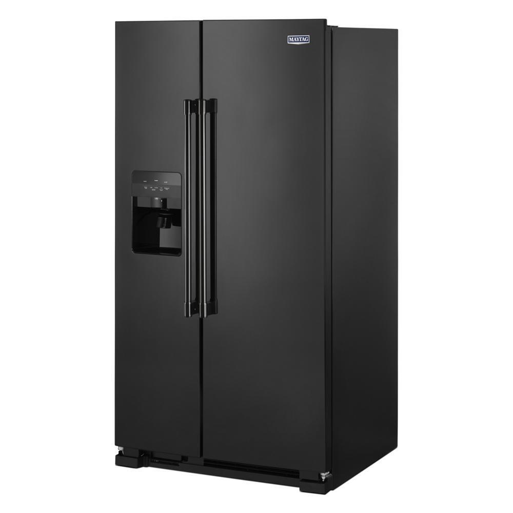36-Inch Wide Side-by-Side Refrigerator with Exterior Ice and Water Dispenser - 25 Cu. Ft.