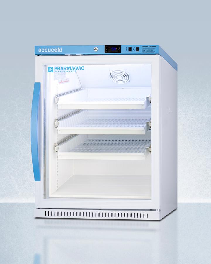 6 CU.FT. ADA Height Vaccine Refrigerator, With Removable Drawers