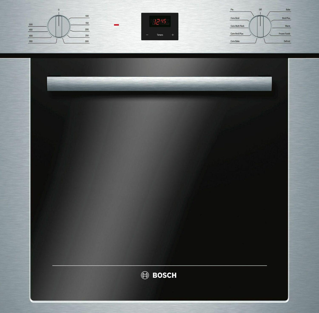 500 Series 24", Single Wall Oven, SS, EU Convection, Knob Control, DualClean