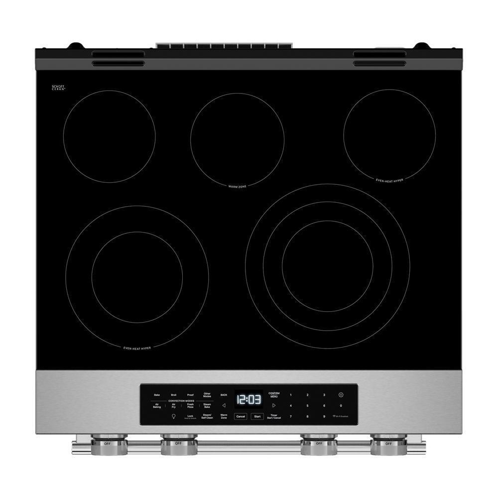 5.3 Cu. Ft. Smart Slide-in Electric Range with Two Even-Heat™ Hyper Elements and Convection Cooking Modes