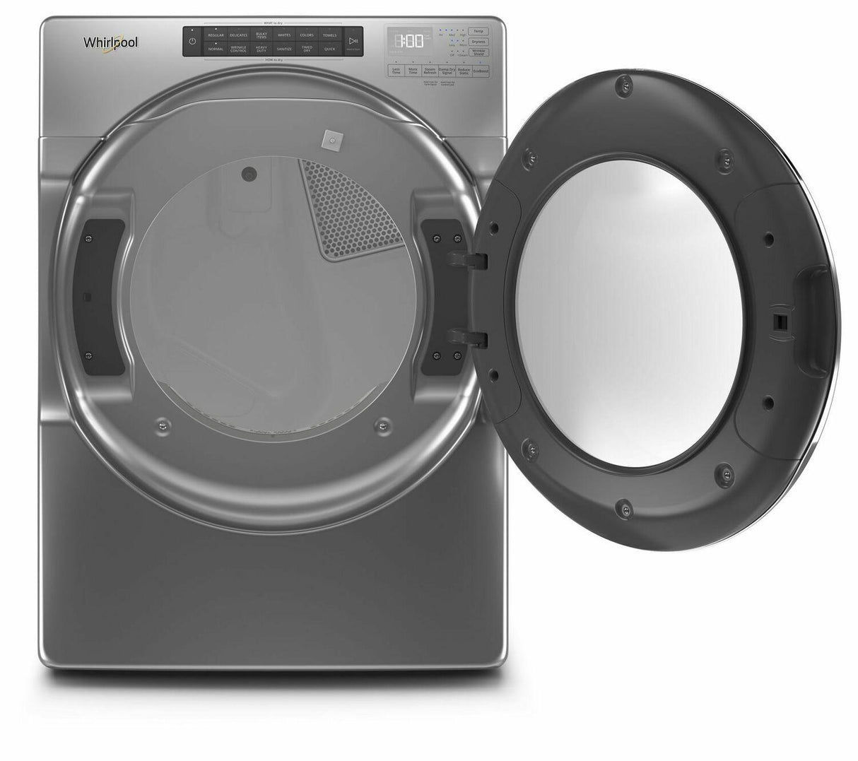 7.4 cu. ft. Front Load Electric Dryer with Steam Cycles - Chrome Shadow
