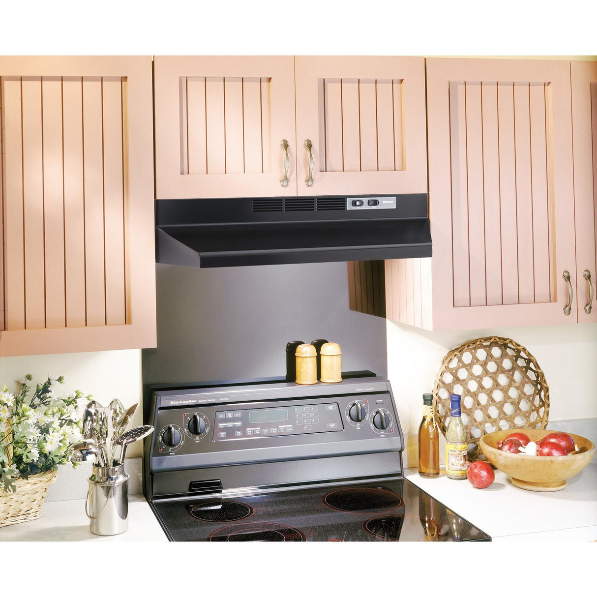 **DISCONTINUED** Broan® 36-Inch Ductless Under-Cabinet Range Hood, Black
