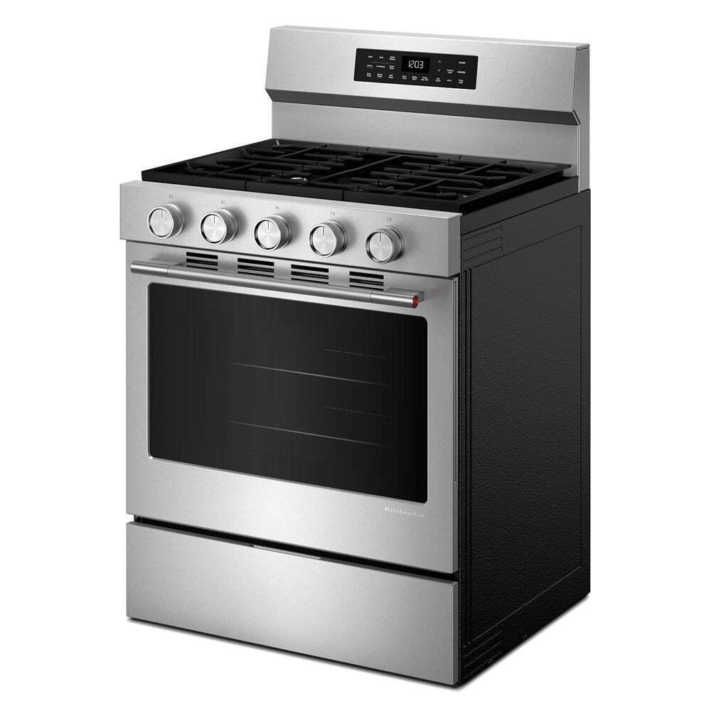 5.0 Cu. Ft. Smart Freestanding Gas Range with Convection Cooking Modes
