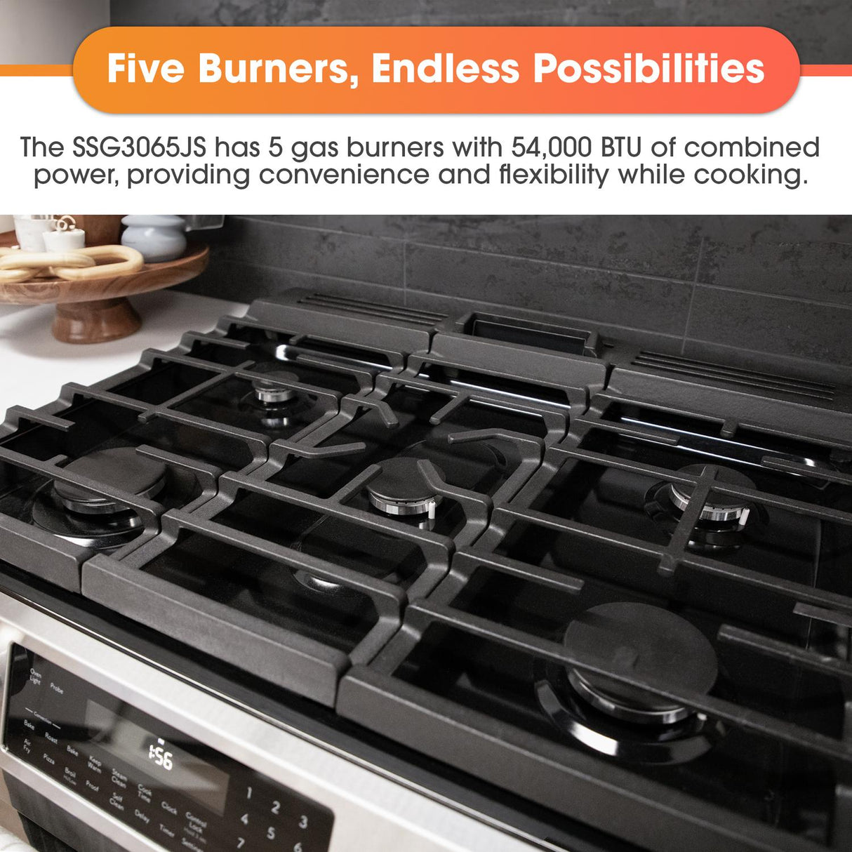 30 in. Gas Convection Slide-In Range with Air Fry