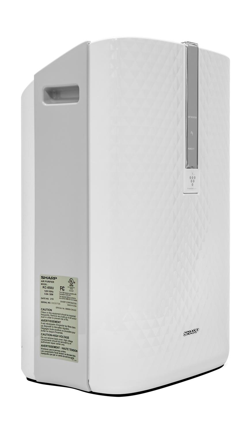 Sharp Plasmacluster Ion Air Purifier with True HEPA + Humidifier for Medium Rooms