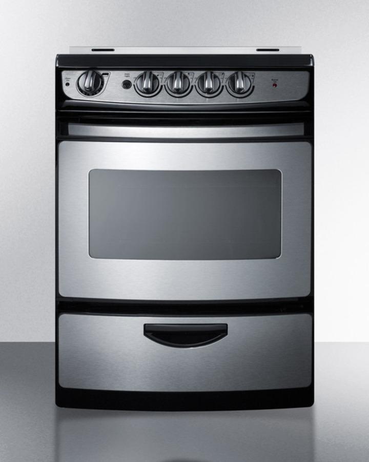 24" Wide Electric Smooth-top Range