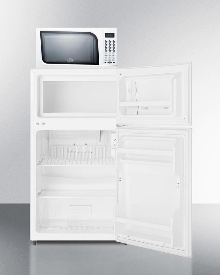 Microwave/refrigerator-freezer Combination