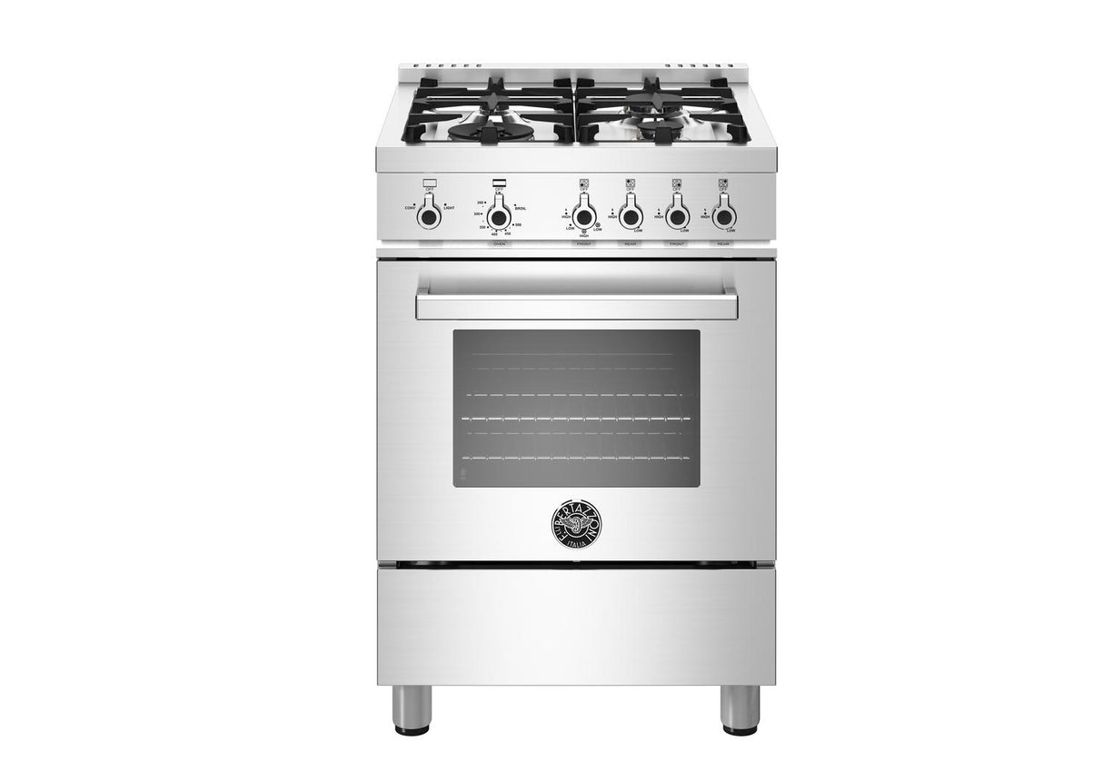 24 inch All Gas Range, 4 Burners Stainless Steel