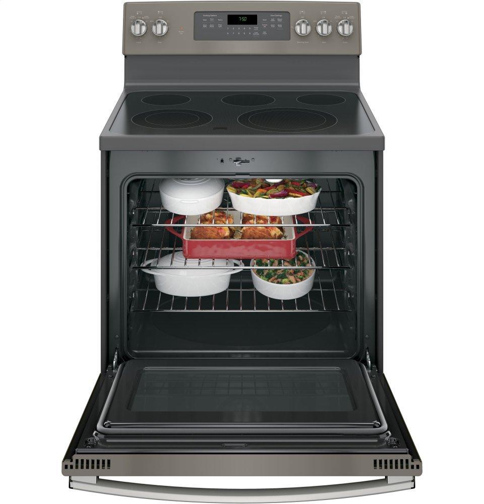 GE® 30" Free-Standing Electric Convection Range