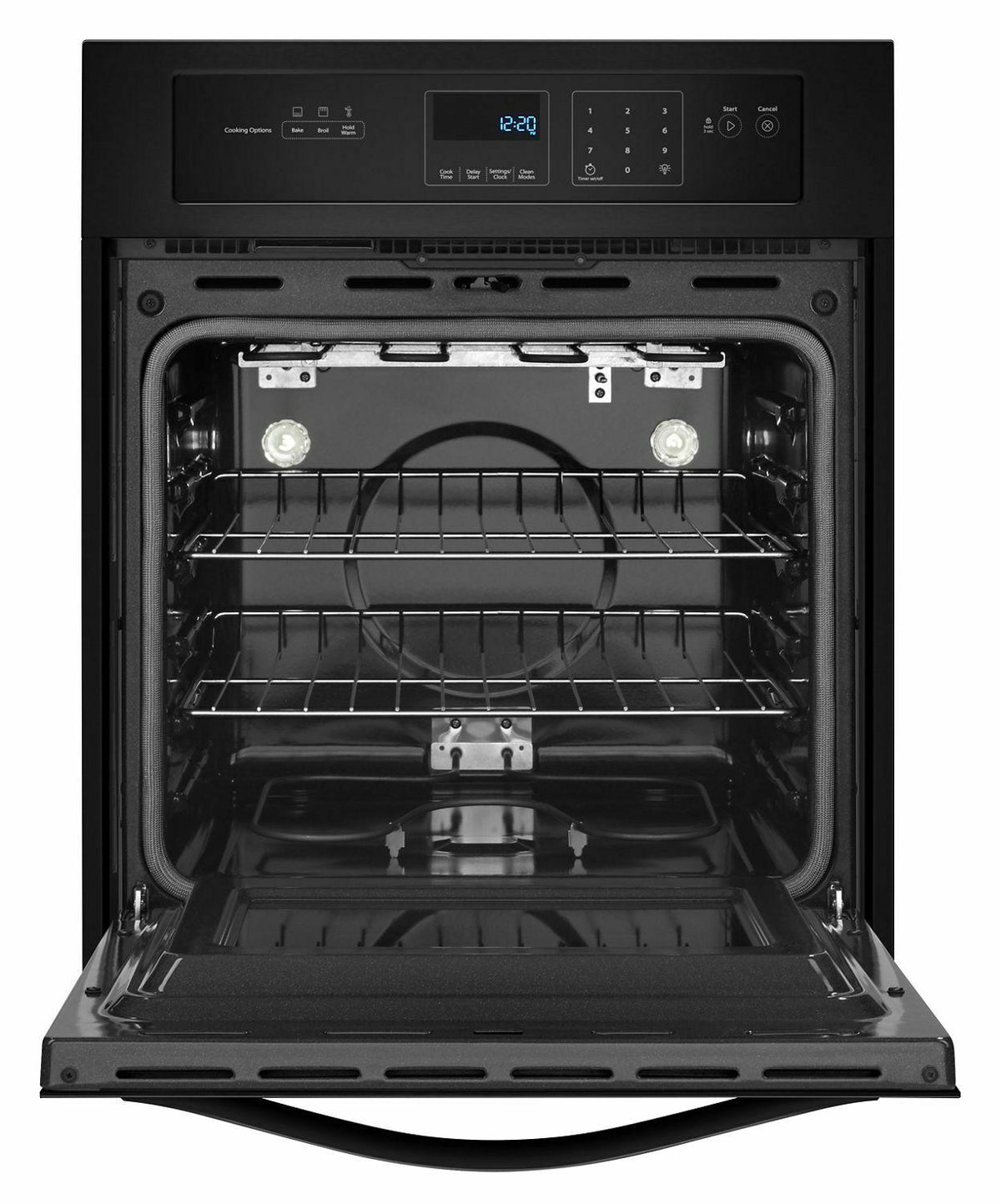 3.1 Cu. Ft. Single Wall Oven with High-Heat Self-Cleaning System - Black