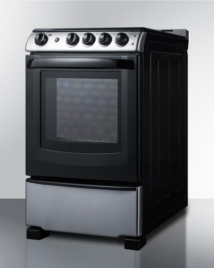 24" Wide Electric Smooth-top Range