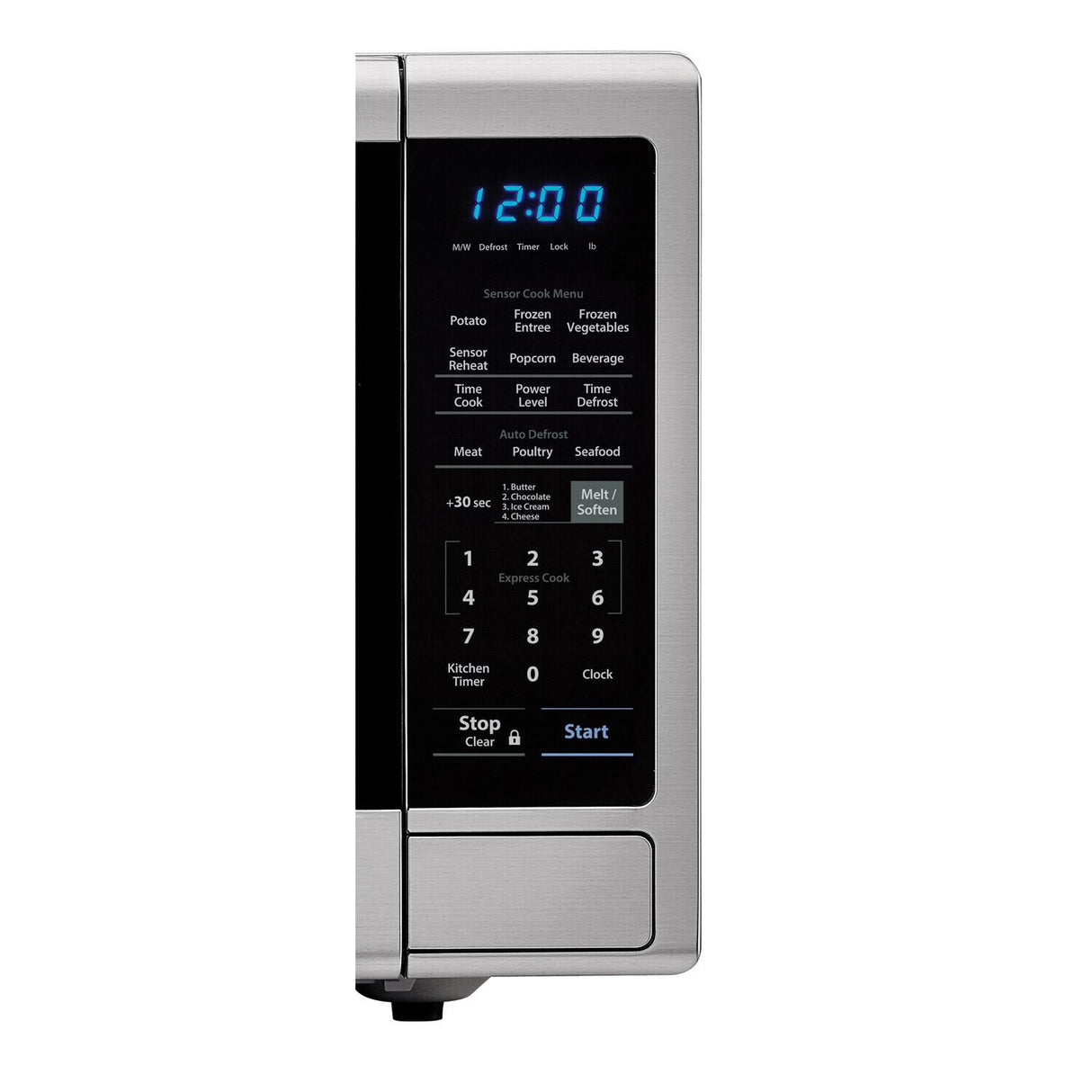 1.8 cu. ft. 1100W Sharp Stainless Steel Countertop Microwave Oven