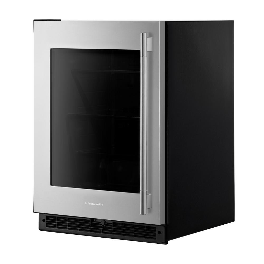 24" Undercounter Refrigerator with Glass Door