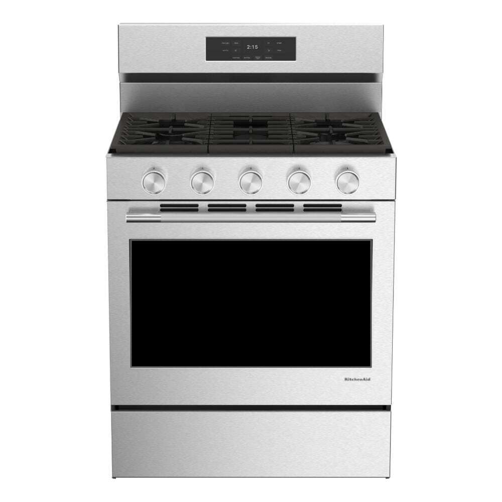 5.0 Cu. Ft. Smart Freestanding Gas Range with Convection Cooking Modes
