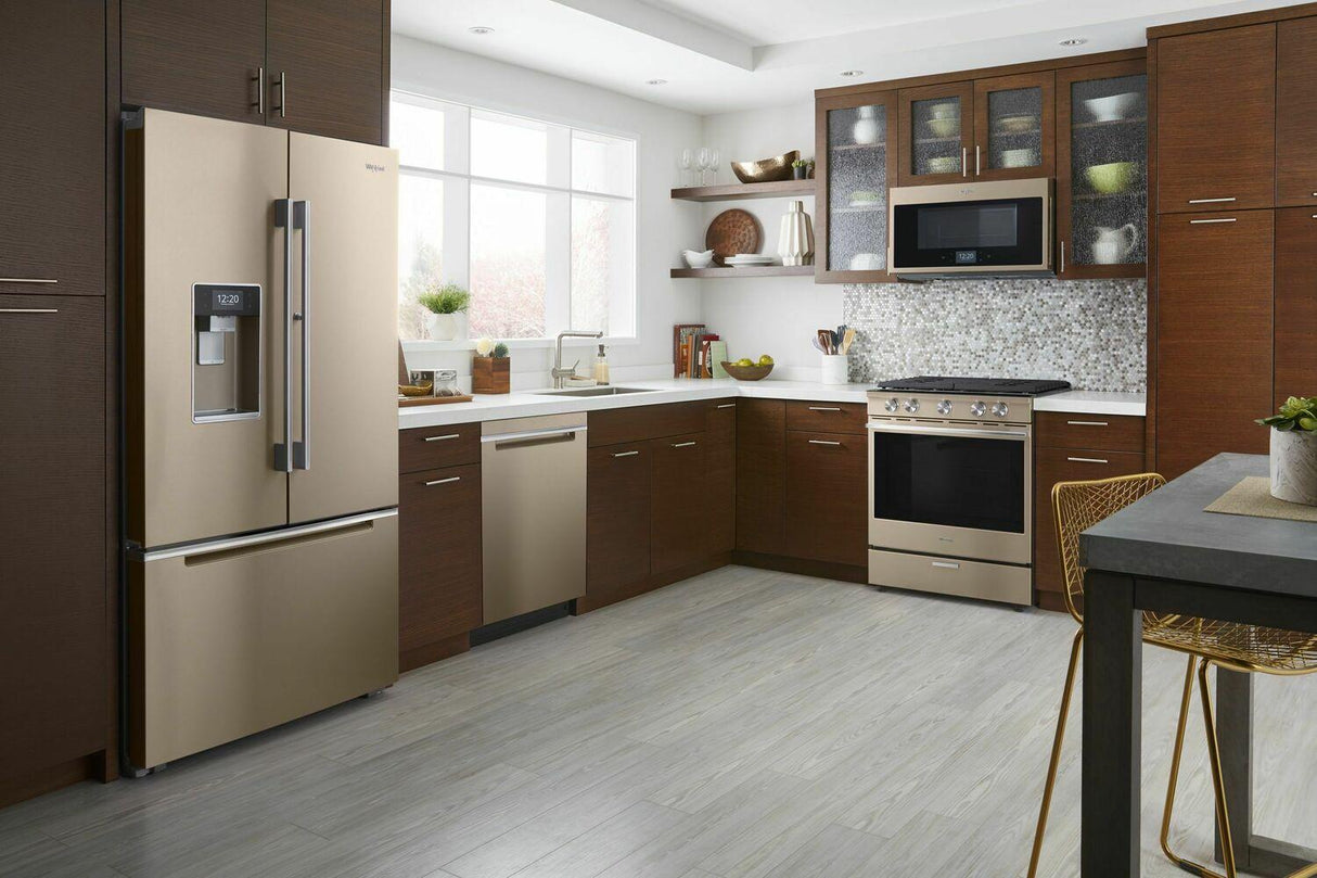 1.9 cu. ft. Smart Over-the-Range Microwave with Scan-to-Cook technology - Fingerprint Resistant Sunset Bronze