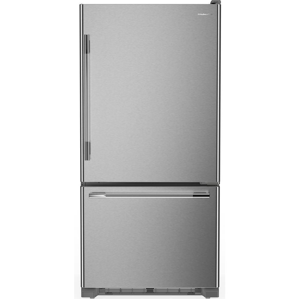 19 cu. ft. 30-Inch Width Full Depth Non Dispense Bottom Mount Refrigerator