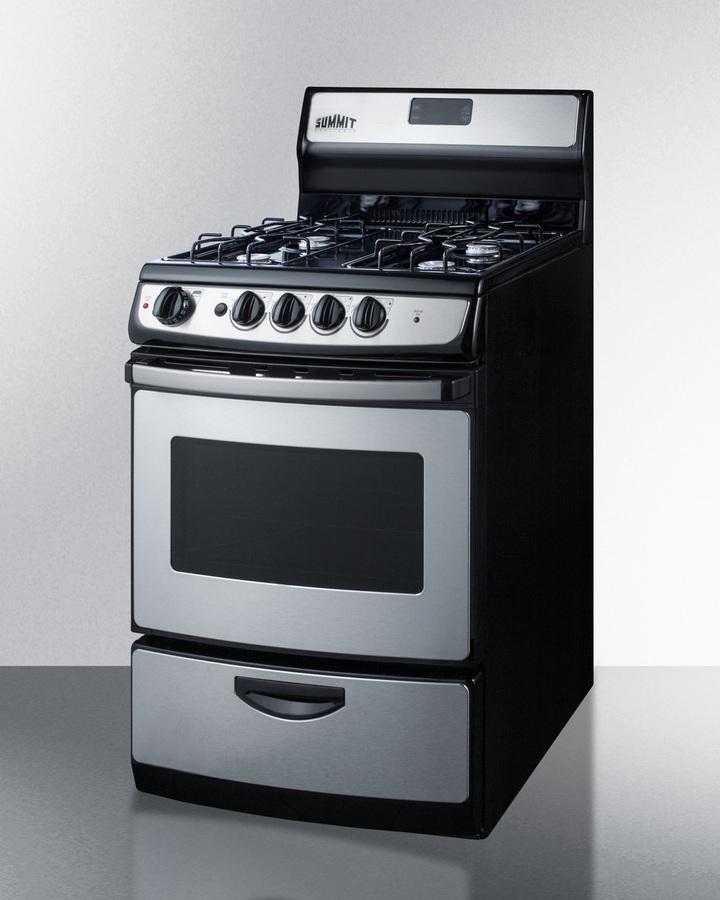 24" Wide Gas Range