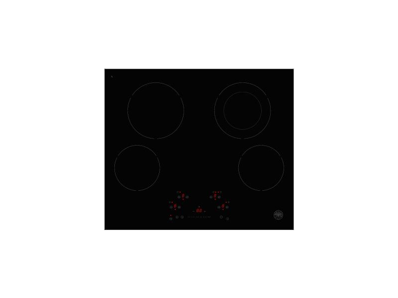 24" Ceran Touch Control Cooktop 4 Heating Zones
