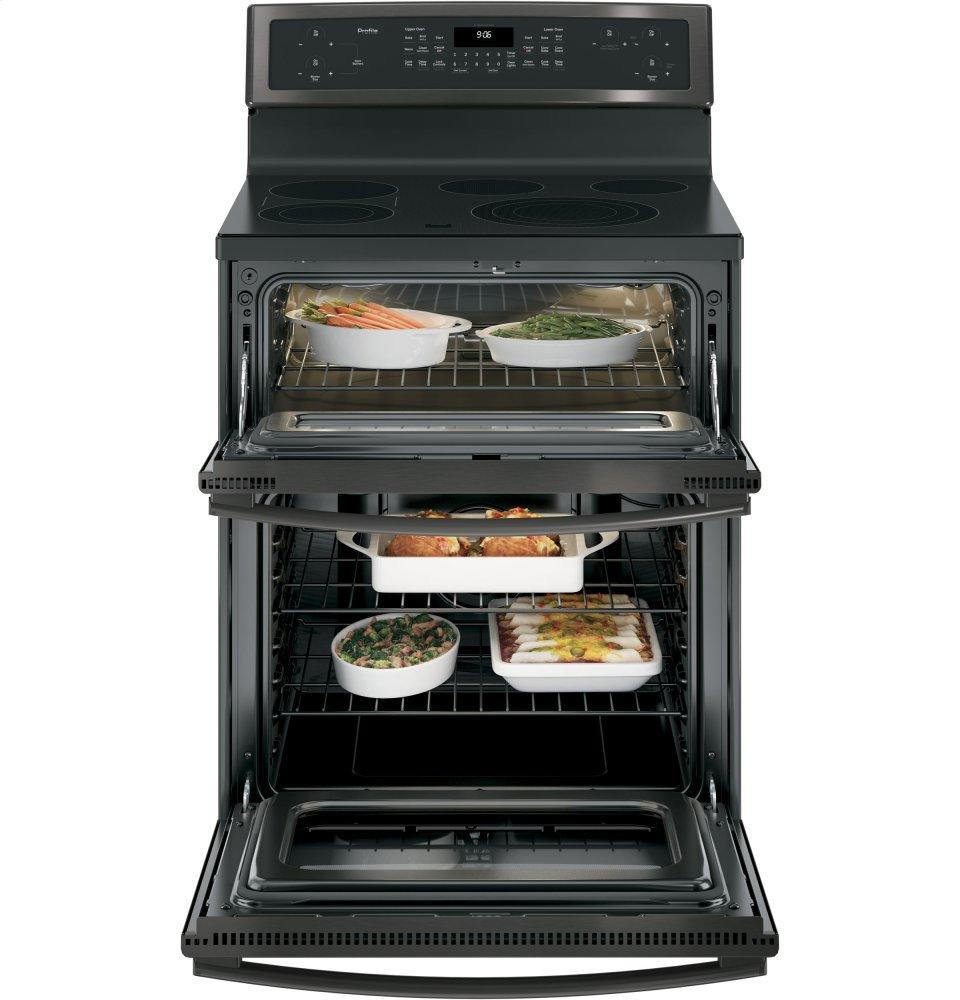 GE Profile™ 30" Free-Standing Electric Double Oven Convection Range