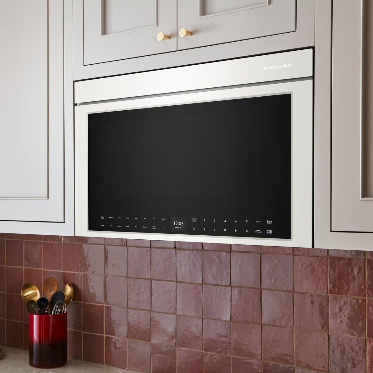 Multifunction Over-the-Range Microwave Oven with Flush Built-In Design