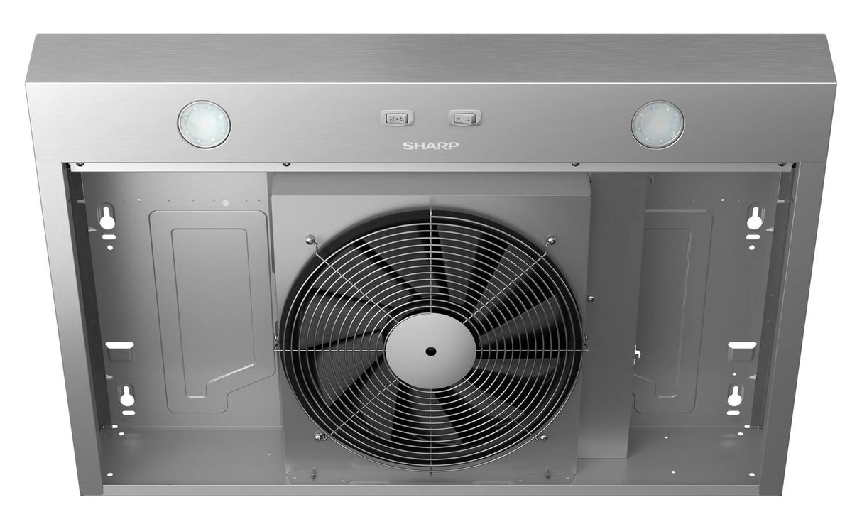 30 in. Convertible Under Cabinet Range Hood in Stainless Steel with included Grease Filters