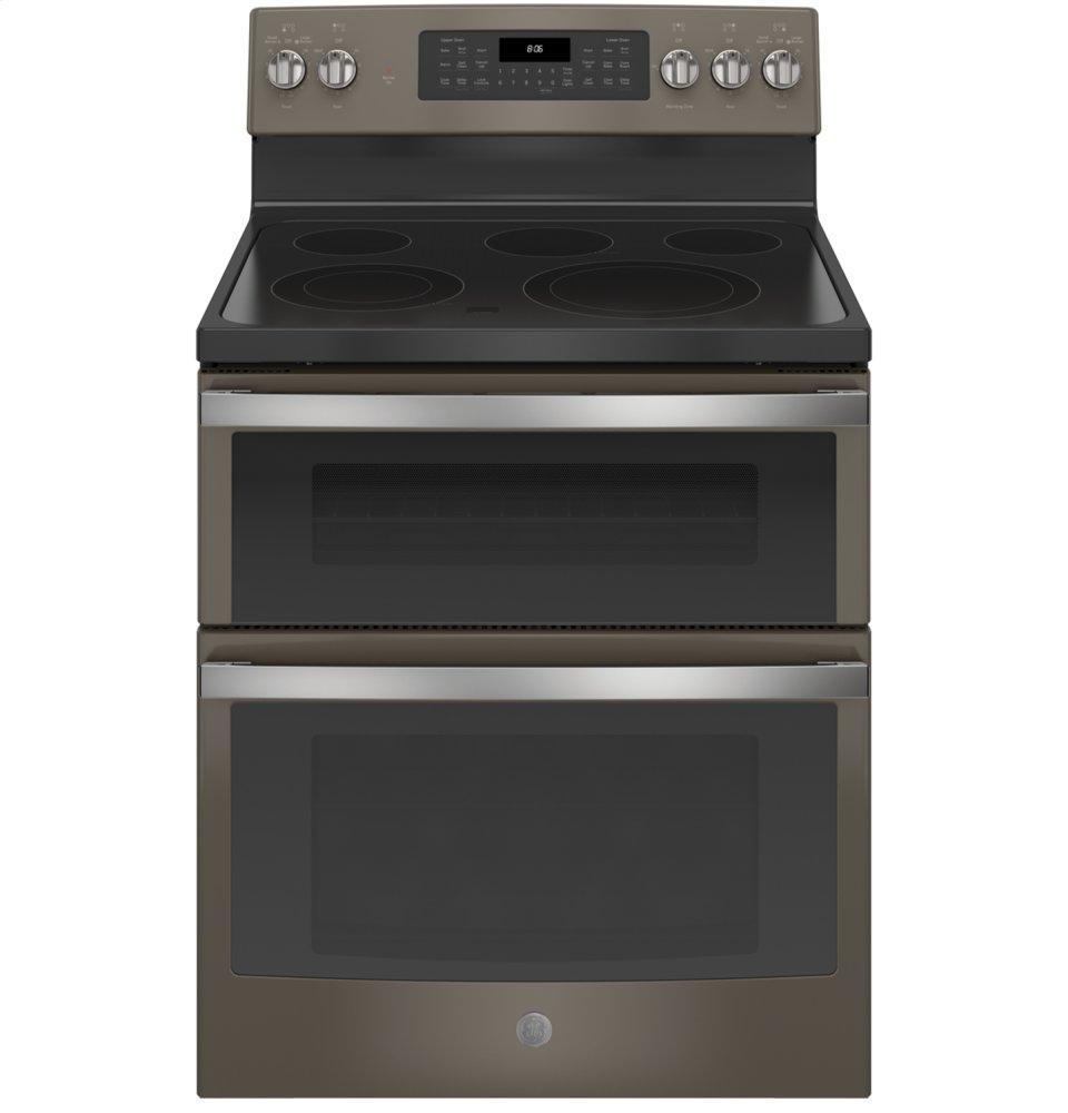 GE® 30" Free-Standing Electric Double Oven Convection Range