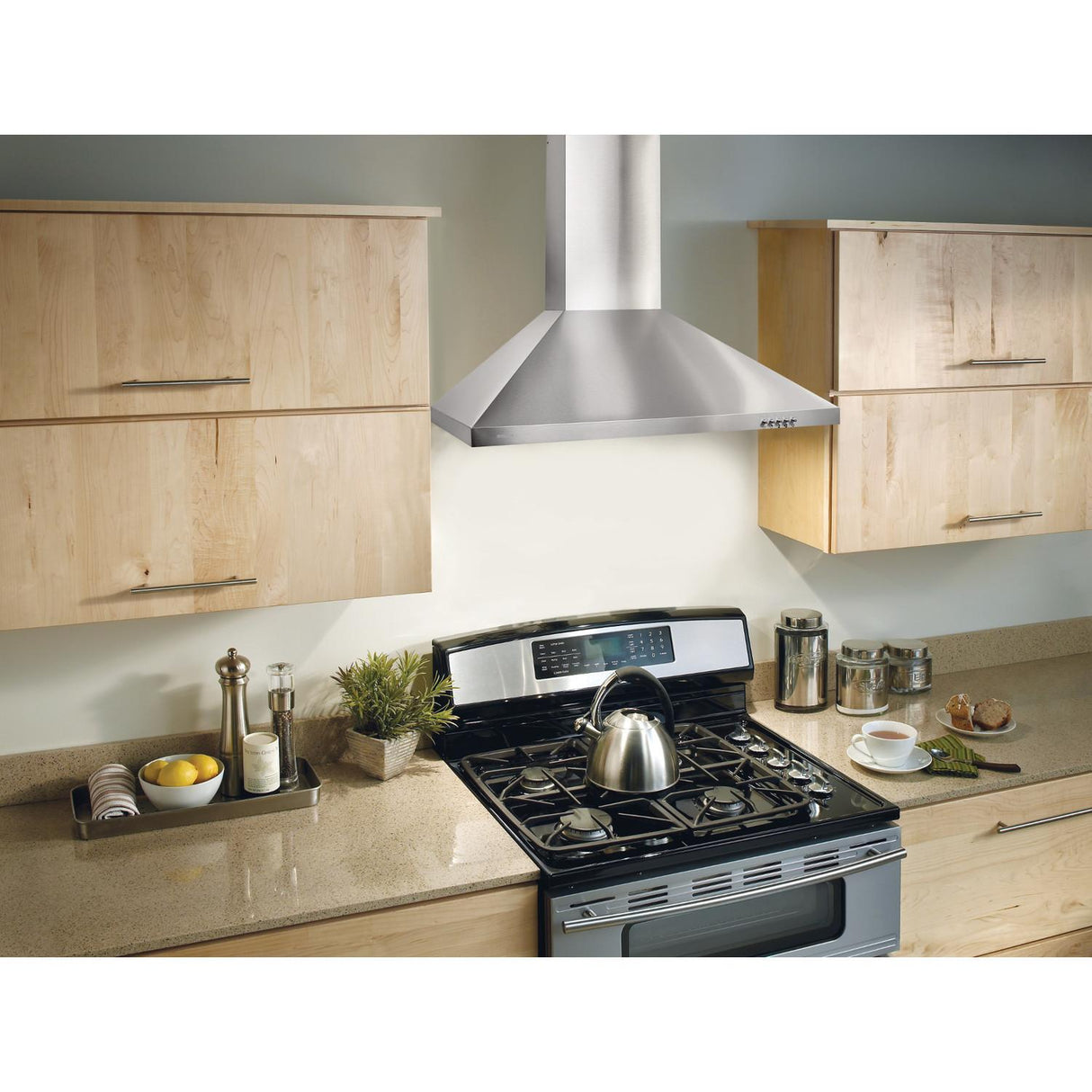 DISCONTINUED-Broan® 30-Inch Convertible European Style Wall-Mounted Chimney Range Hood, 350 CFM, Stainless Steel