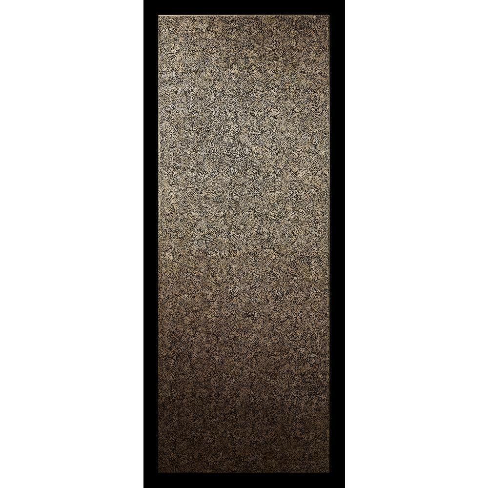 30" Elements Collection Eggshell Snakeskin Black Custom Column Panel