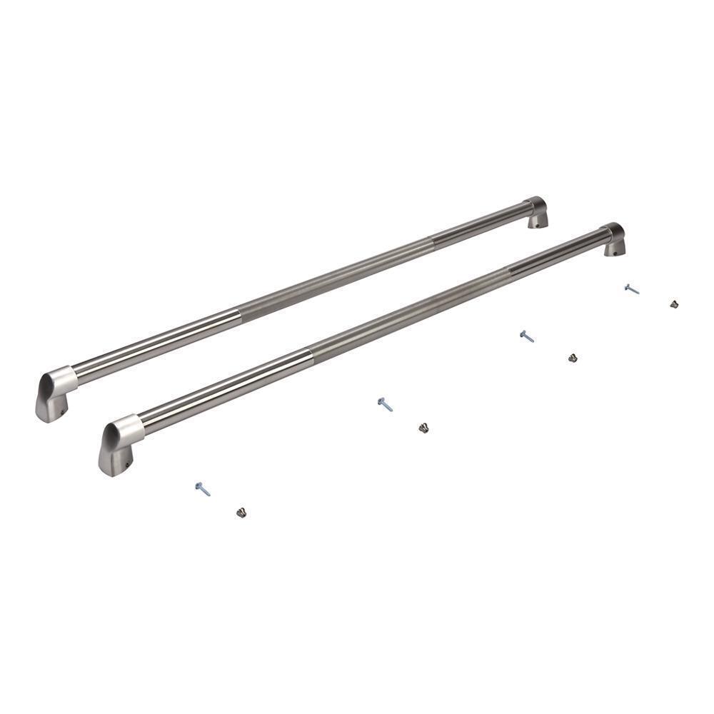 Refrigerator Pro-Style Handle Kit for Built-In, Non-Dispensing Side-by-Side Models with Wood Panels - Stainless Steel