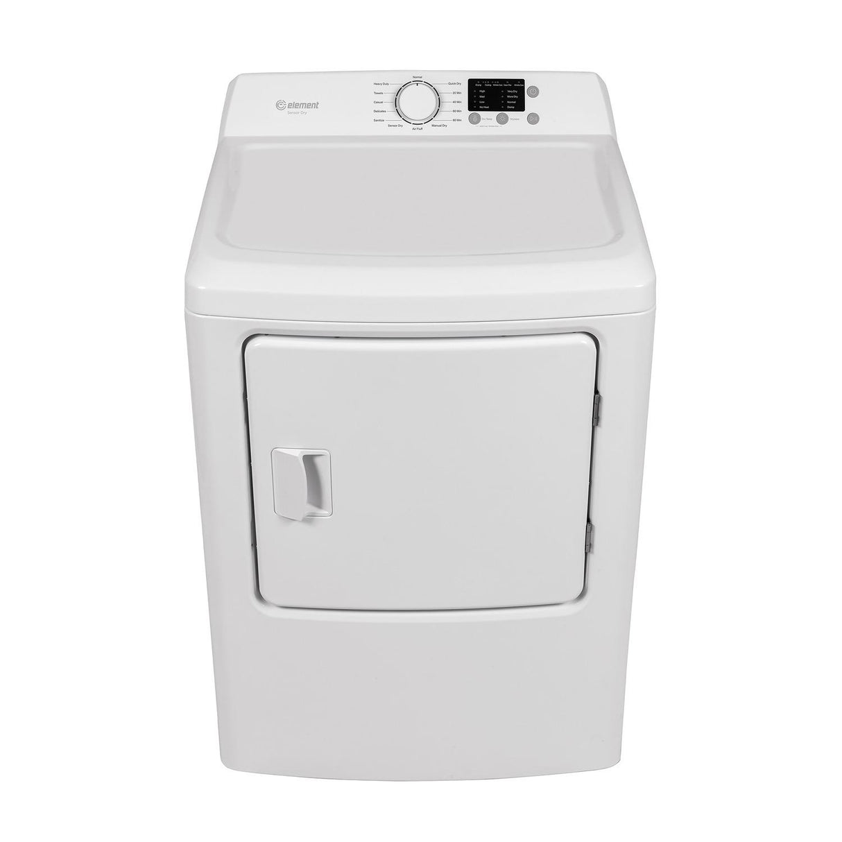 Element Electronics 6.7 cu. ft. Front Load Gas Dryer - White (EATDG2767CW)