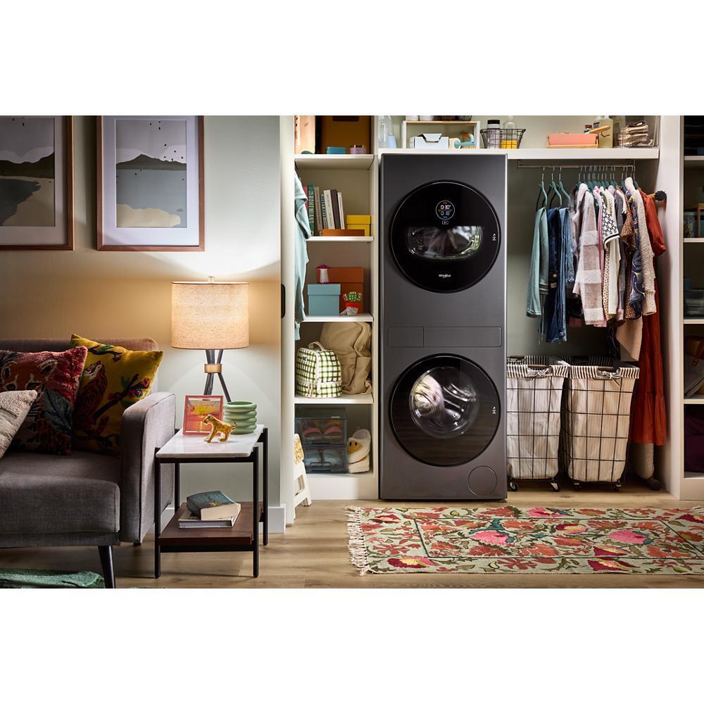 24-in Compact ENERGY STAR® Certified Ventless Heat Pump Laundry Tower with 2.7-cu ft Washer and Electric 4.3-cu ft Dryer