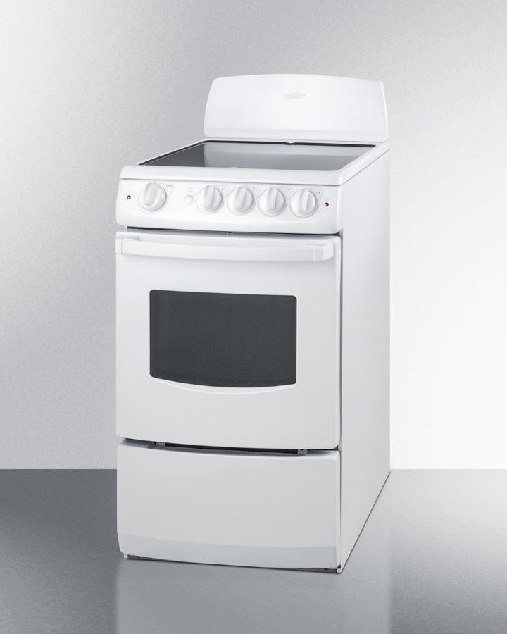 20" Wide Electric Smooth-top Range