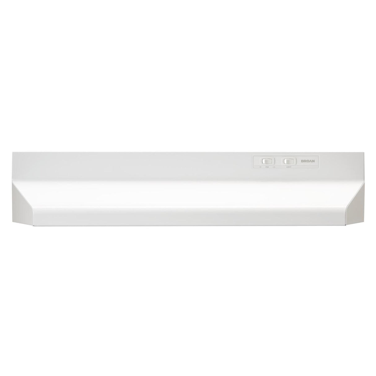 Broan® 21-Inch Ducted Under-Cabinet Range Hood, 210 MAX Blower CFM, White