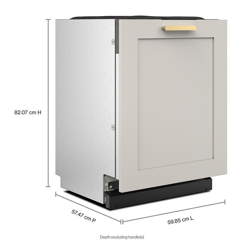 44 dBA Panel-Ready Two-Rack Flush Dishwasher with Door-Open Dry System