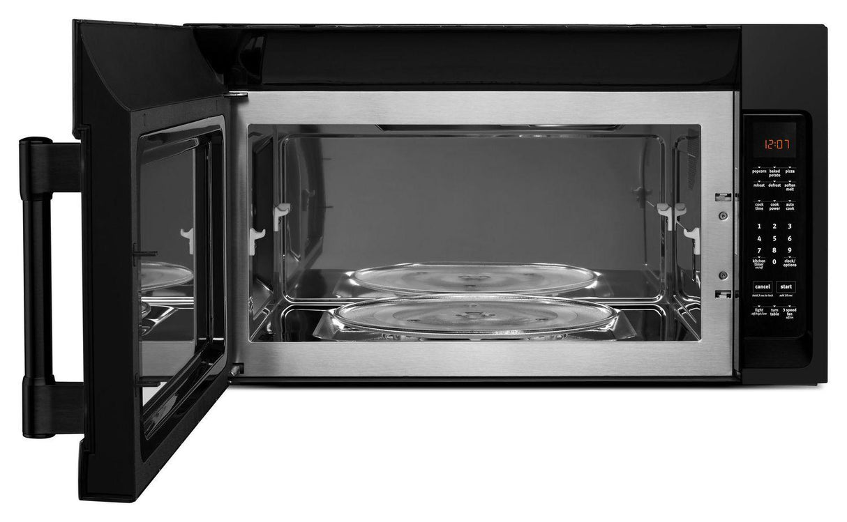 Over-The-Range Microwave With Interior Cooking Rack - 2.0 Cu. Ft. Black