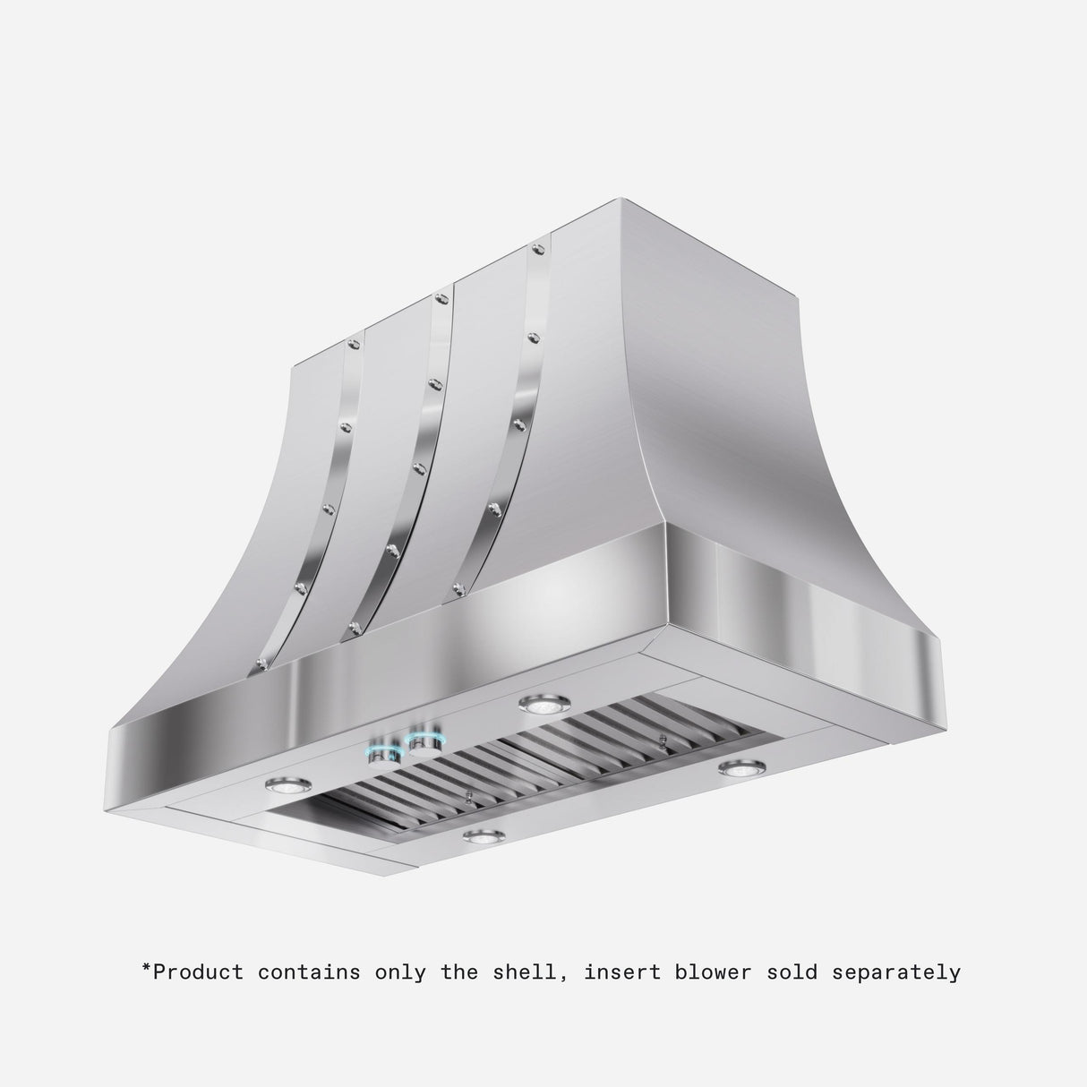 ORISTANO Wall Mount Range Hood 48" wide - NACFM