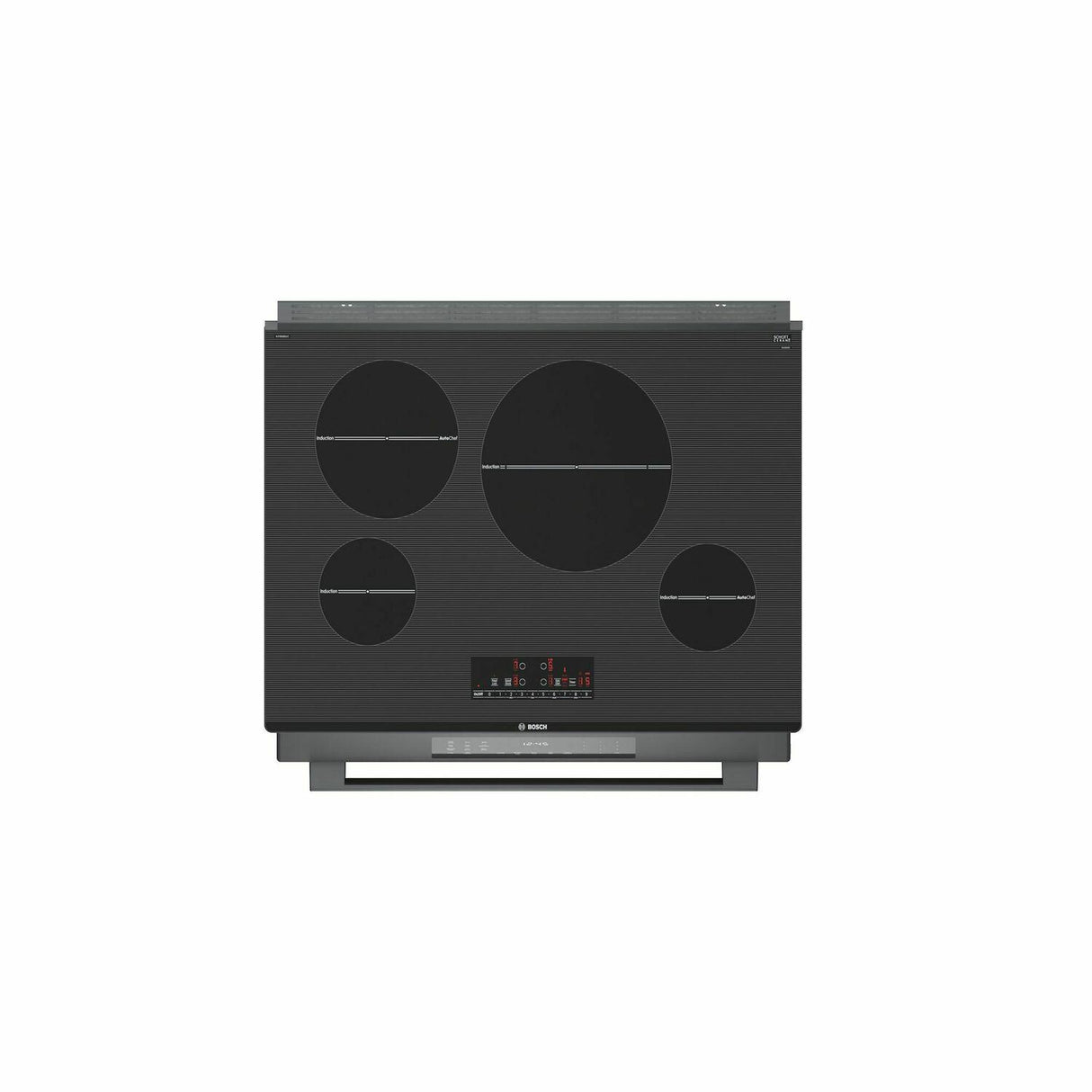 800 Series Induction Slide-in Range 30'' Black Stainless Steel HII8046U