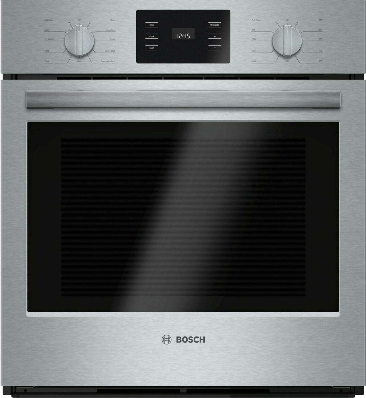 500 Series, 27", Single Wall Oven, SS, EU Convection, Knob Control