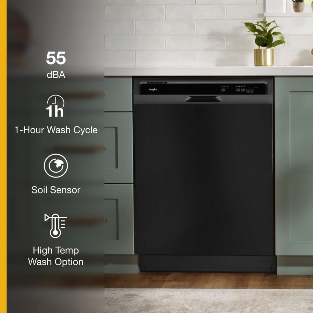 Heavy-Duty Dishwasher with 1-Hour Wash Cycle