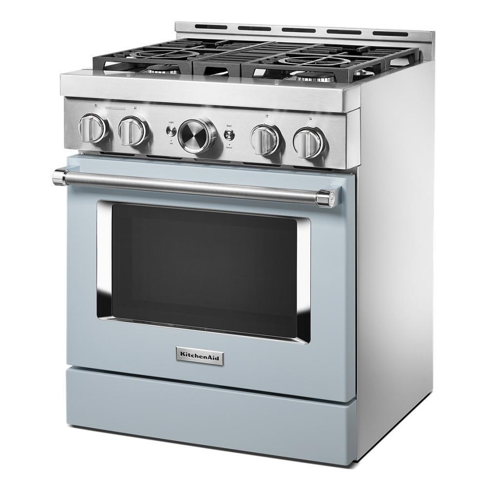 KitchenAid® 30'' Smart Commercial-Style Gas Range with 4 Burners