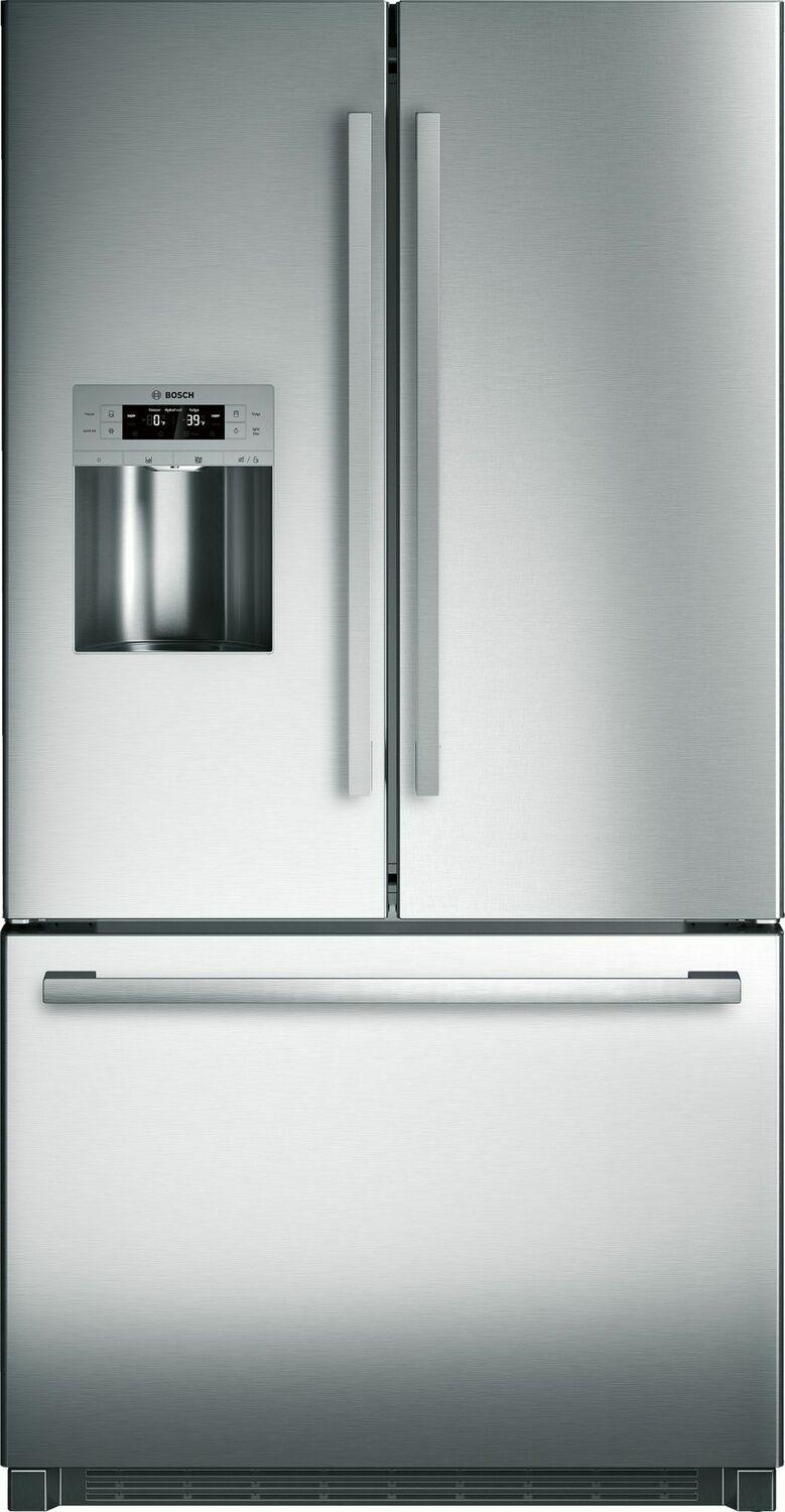 800 Series French Door Bottom Mount Refrigerator 36'' Stainless Steel, Easy clean stainless steel B26FT50SNS