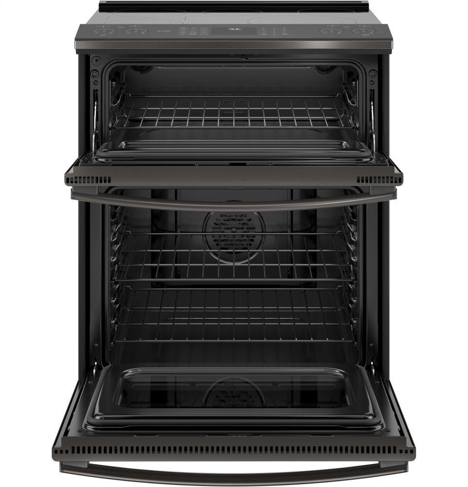 GE Profile™ 30" Smart Slide-In Electric Double Oven Convection Range
