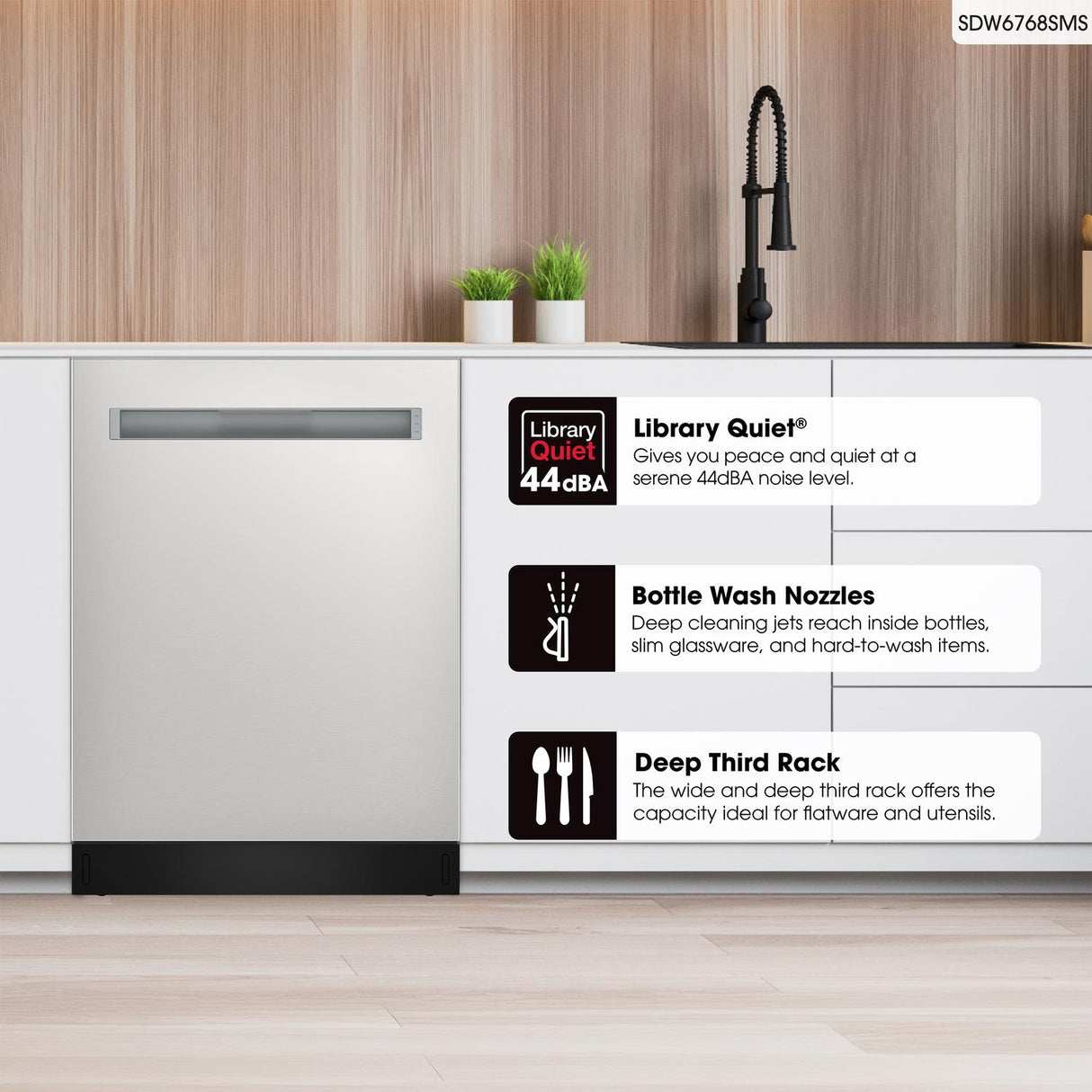 24 in. Stainless Steel Dishwasher