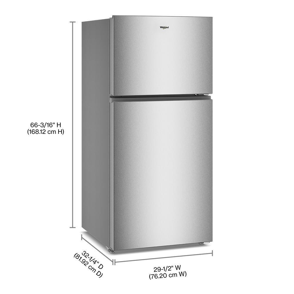 Whirlpool® 29.5-inch Wide Top Freezer Refrigerator with Total Coverage Cooling- 19.3 Cu. Ft.