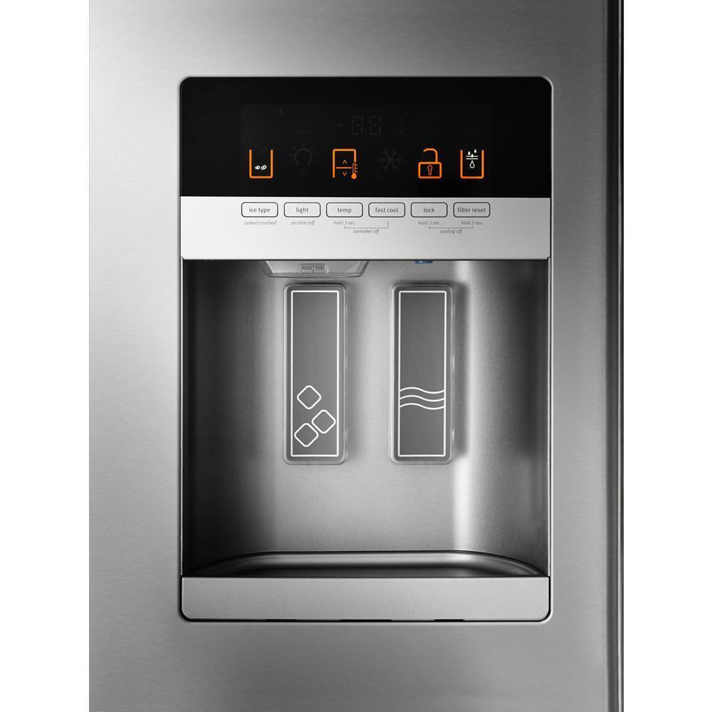 36- Inch Wide French Door Refrigerator with PowerCold® Feature - 25 Cu. Ft.
