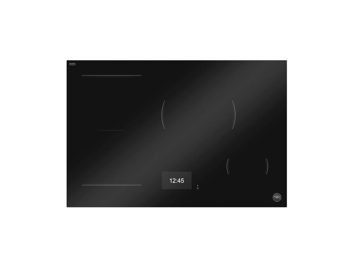 30'' Induction Cooktop with TFT Display Interface Black Glass
