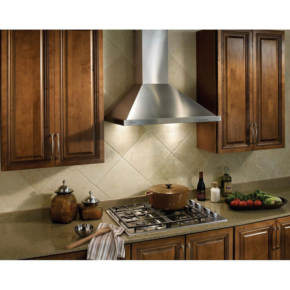 **DISCONTINUED** Broan® 30-Inch European Style Wall-Mount Chimney Range Hood, 450 CFM, Stainless Steel