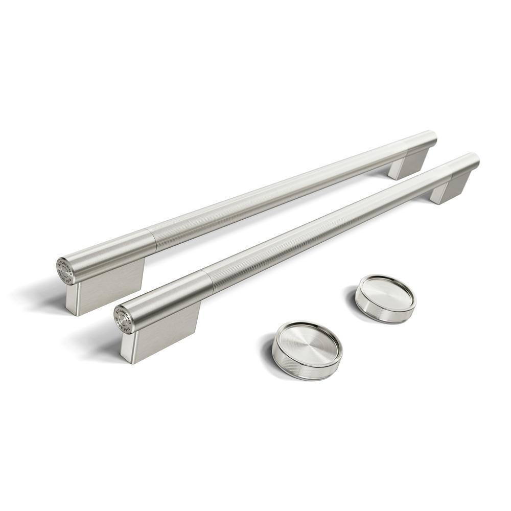 Stainless Steel Handle and Knob Hardware Accessory Kit for KitchenAid® 30" Double Wall Oven & Microwave Combo