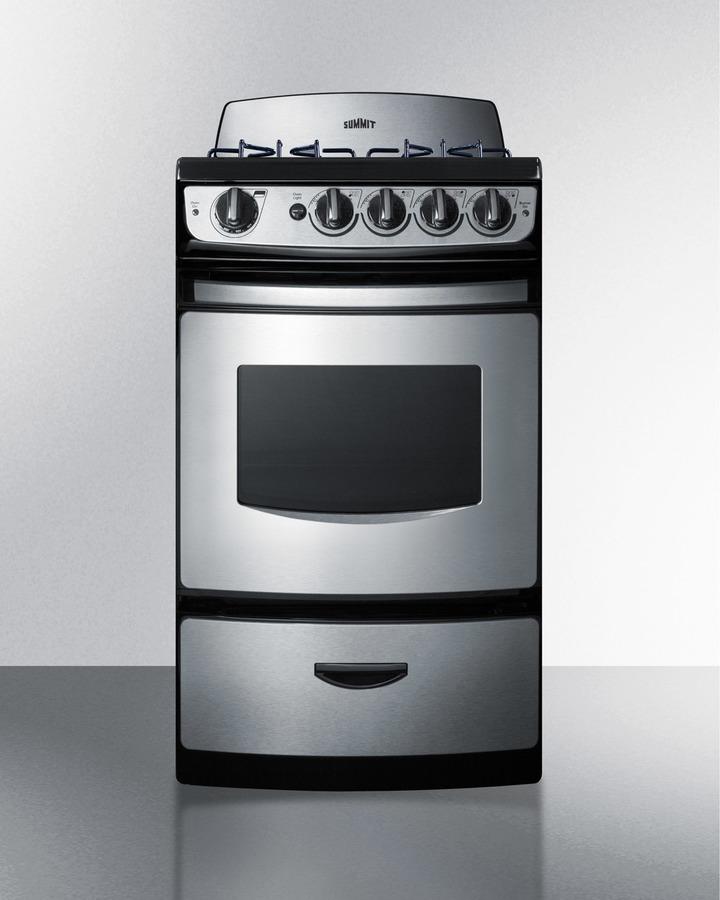 20" Wide Gas Range