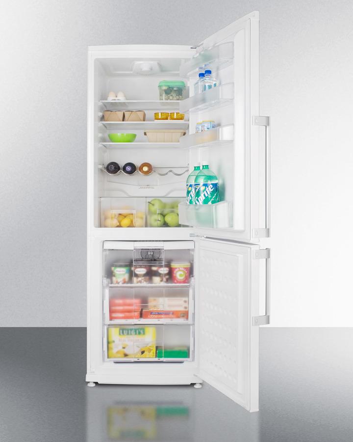 24" Wide Bottom Freezer Refrigerator